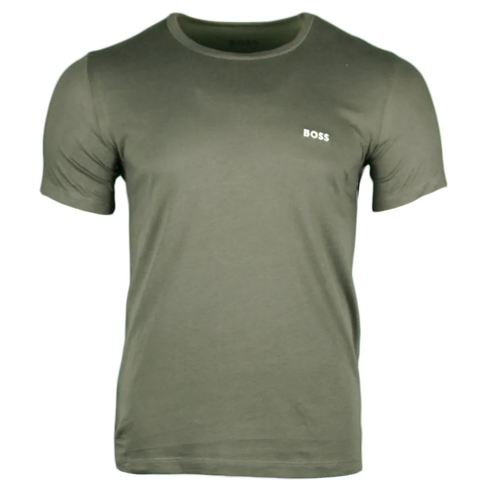 3-Pack T-Shirts, Black/White/Khaki