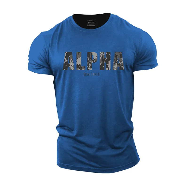 Alpha Graphic Men's Fitness T-shirts