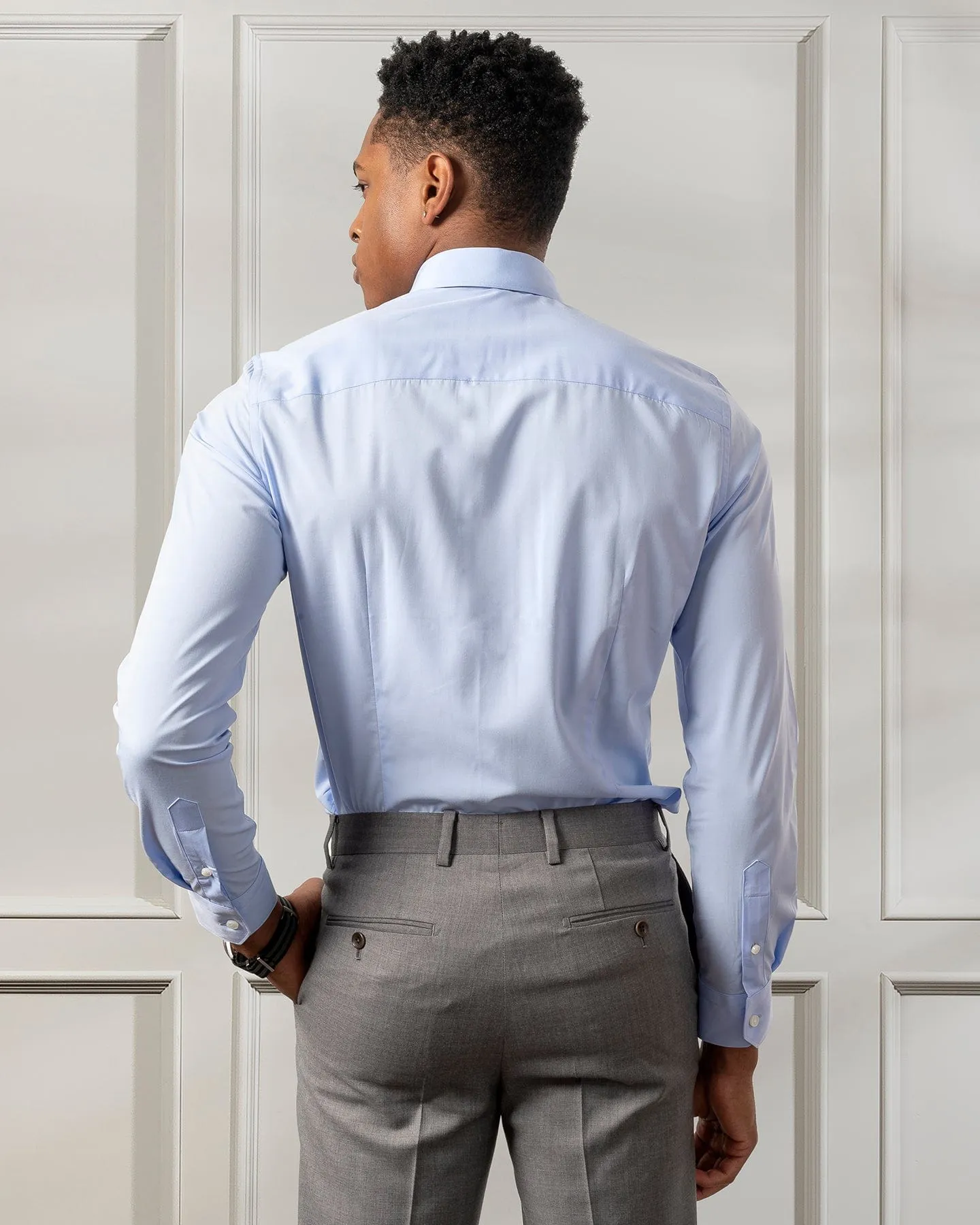 Angelo Bamboo Blue Shirt