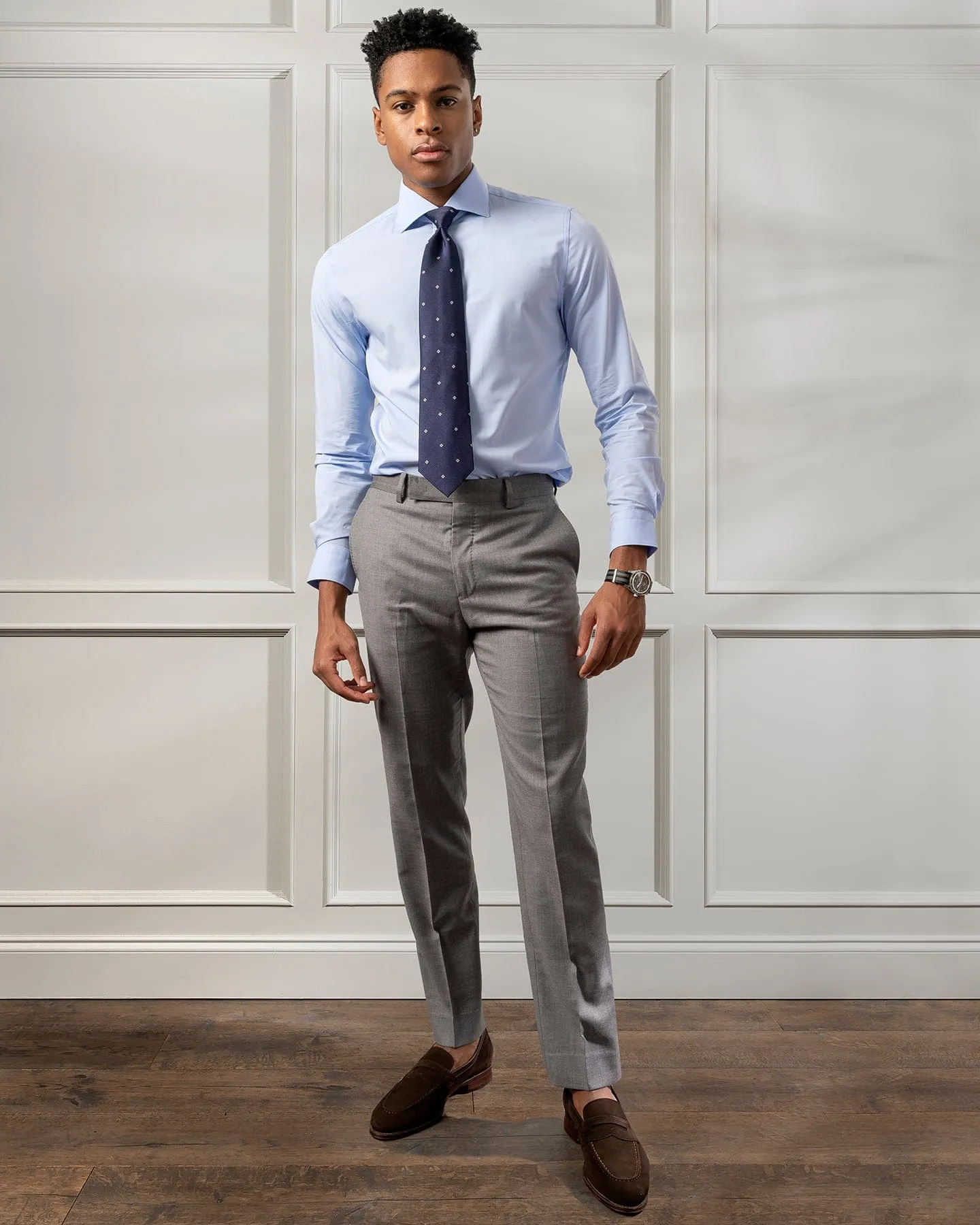 Angelo Bamboo Blue Shirt