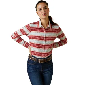 Ariat® Ladies Team Kirby Savannah Print Button Down Shirt 10044957