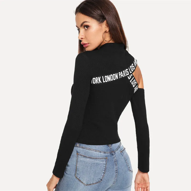 Autumn 2018 Womens Long Sleeve Tops