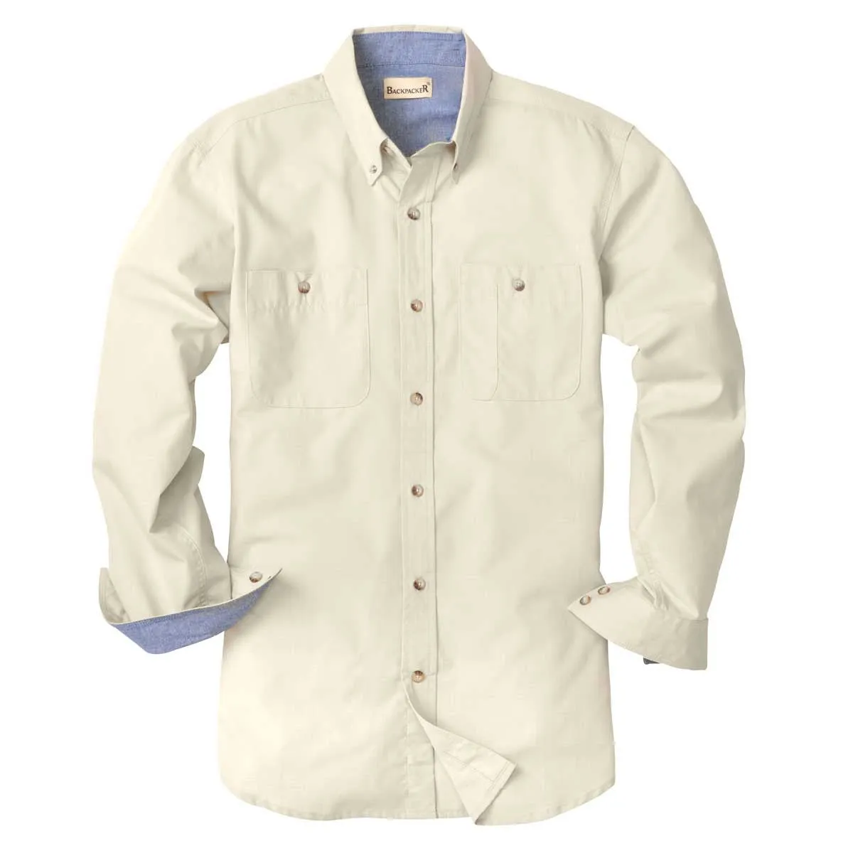 Backpacker Men's Cream Rip Stop Shirt