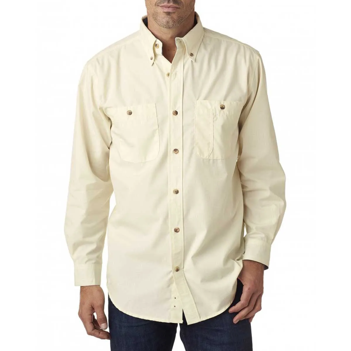 Backpacker Men's Cream Rip Stop Shirt