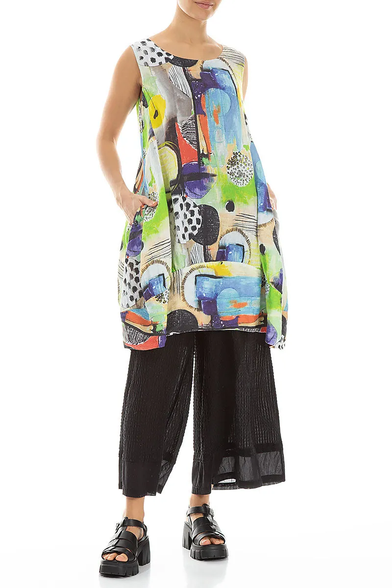 Balloon Artmaze Linen Tunic