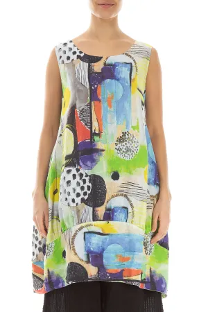 Balloon Artmaze Linen Tunic