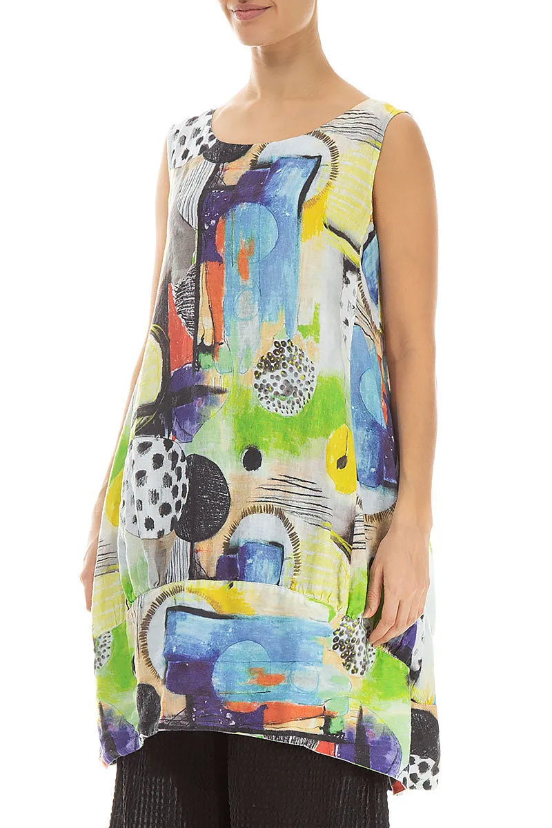 Balloon Artmaze Linen Tunic