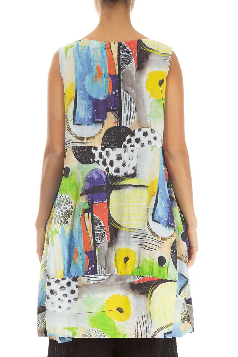 Balloon Artmaze Linen Tunic
