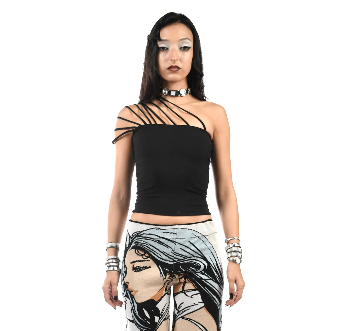 Black Strap Top