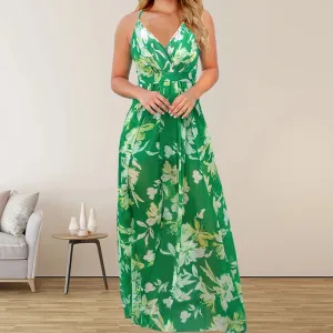 Bohemian Mid Rise Chiffon Maxi Skirt - Multi-Color Floral Print for Effortless Style and Comfort