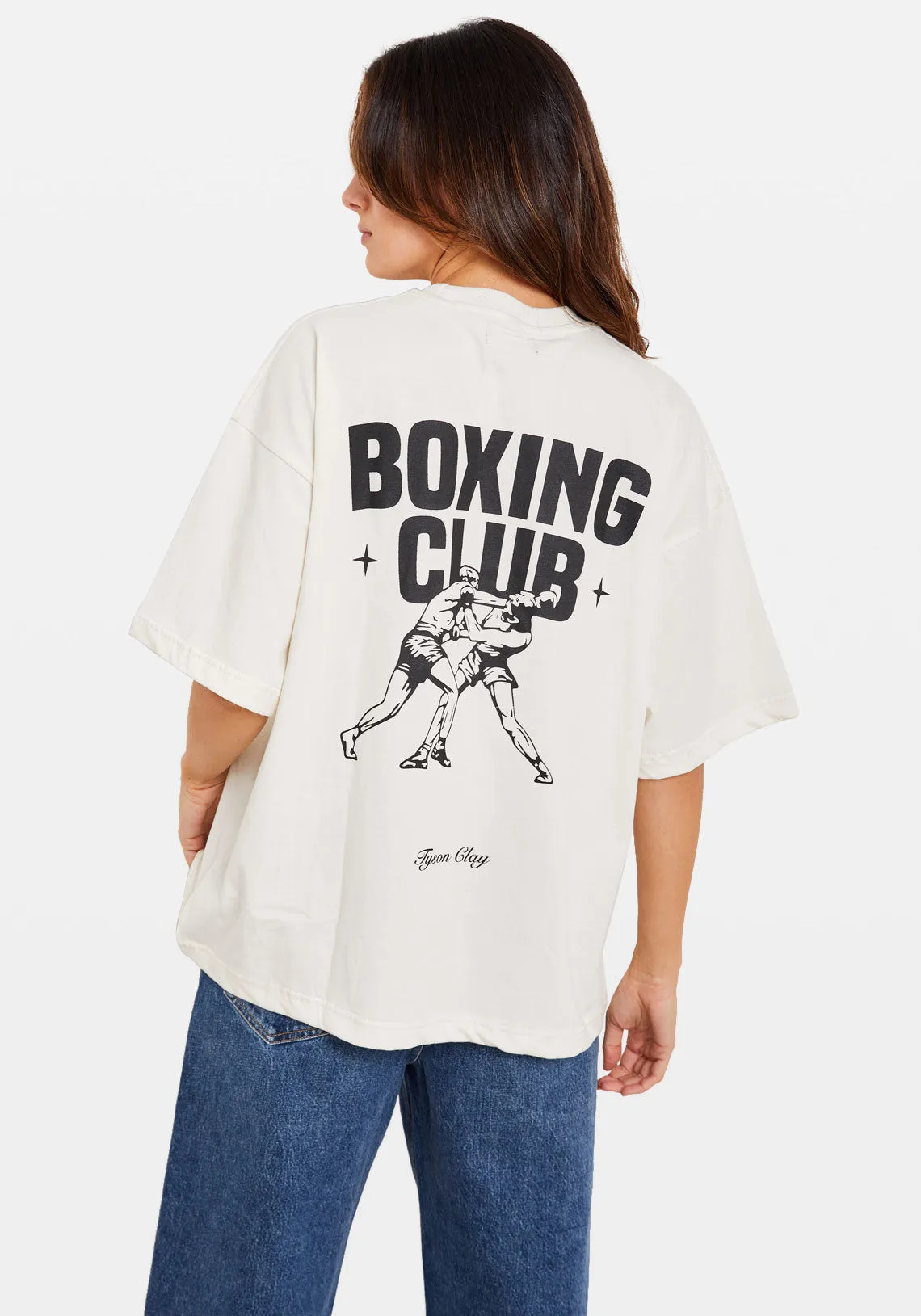 BOXING CLUB TEE WHITE