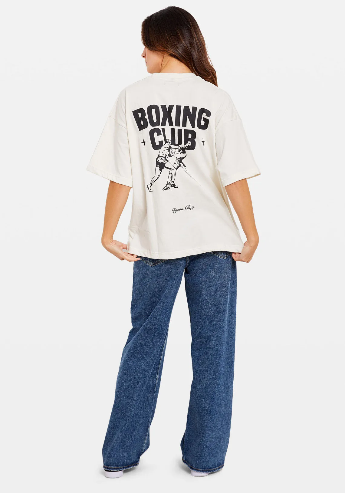 BOXING CLUB TEE WHITE