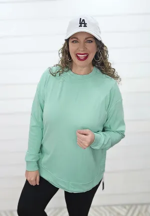 **BROOCH EXCLUSIVE** MINT WEEKENDER TUNIC