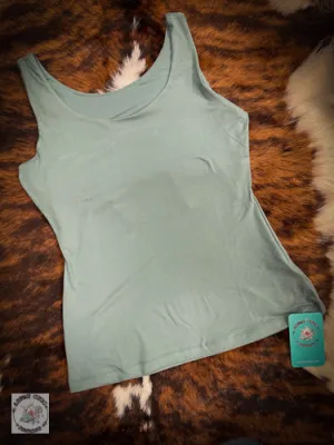Butter Soft Yoga Tank- Teal