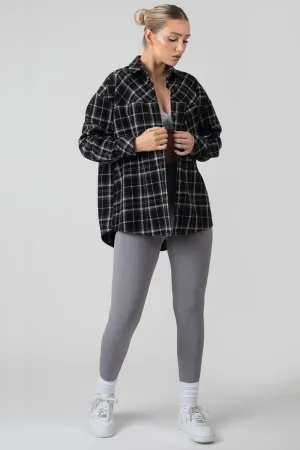 Check Shirt Black