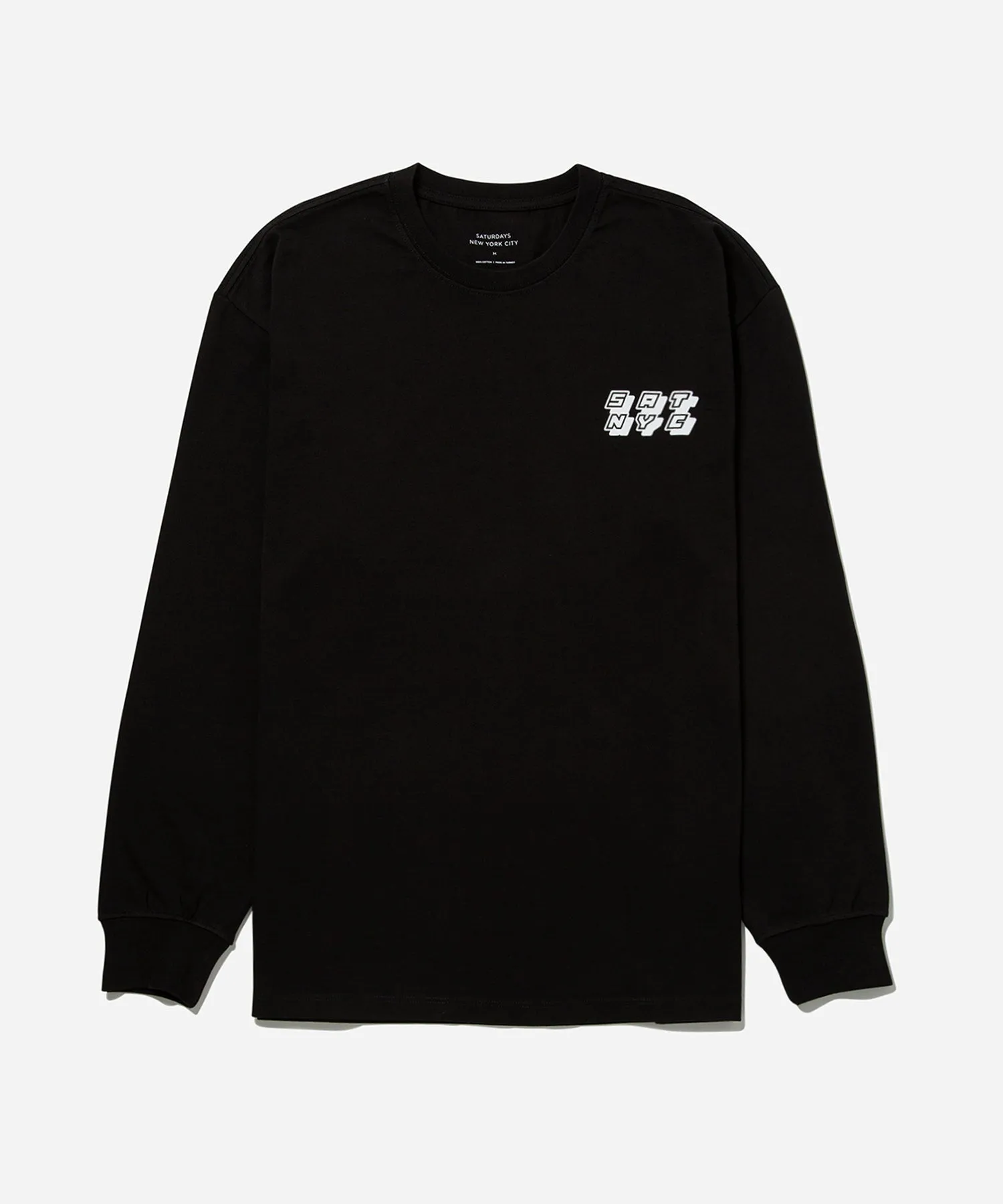 Collage Stack Relaxed Long Sleeve Tee