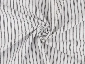 CXJ26 - Cotton Jersey Stripe Natural/Black