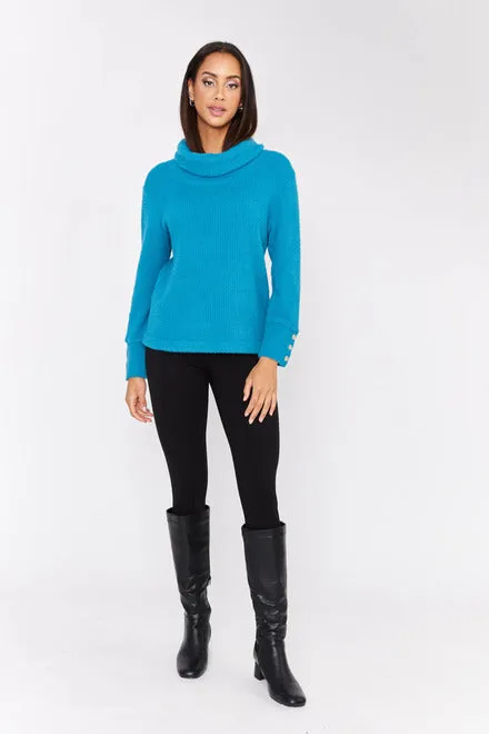 Dolcezza - Knit Pullover - Teal
