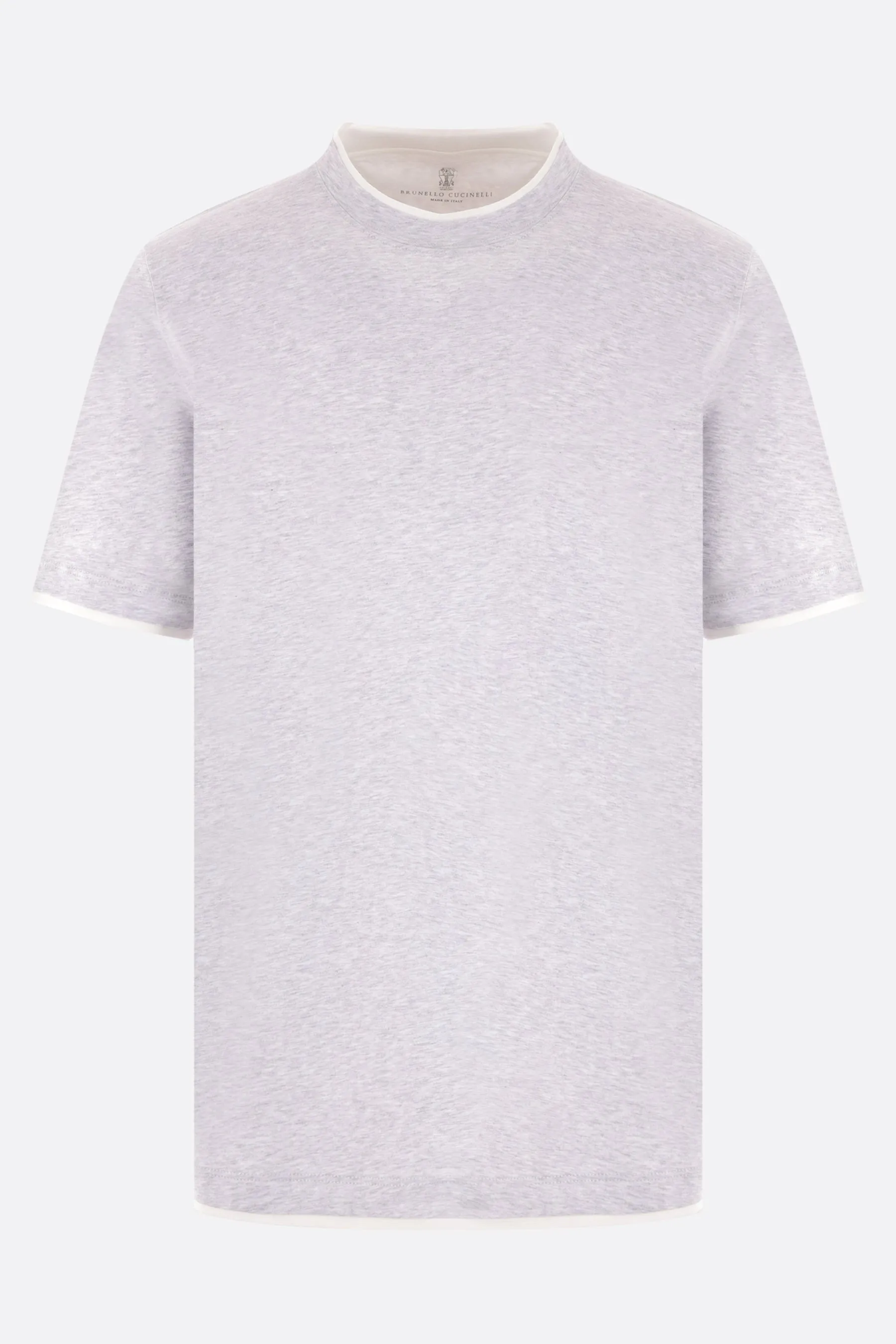 Double Layer Jersey Cotton T-shirt