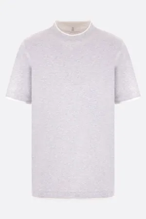Double Layer Jersey Cotton T-shirt