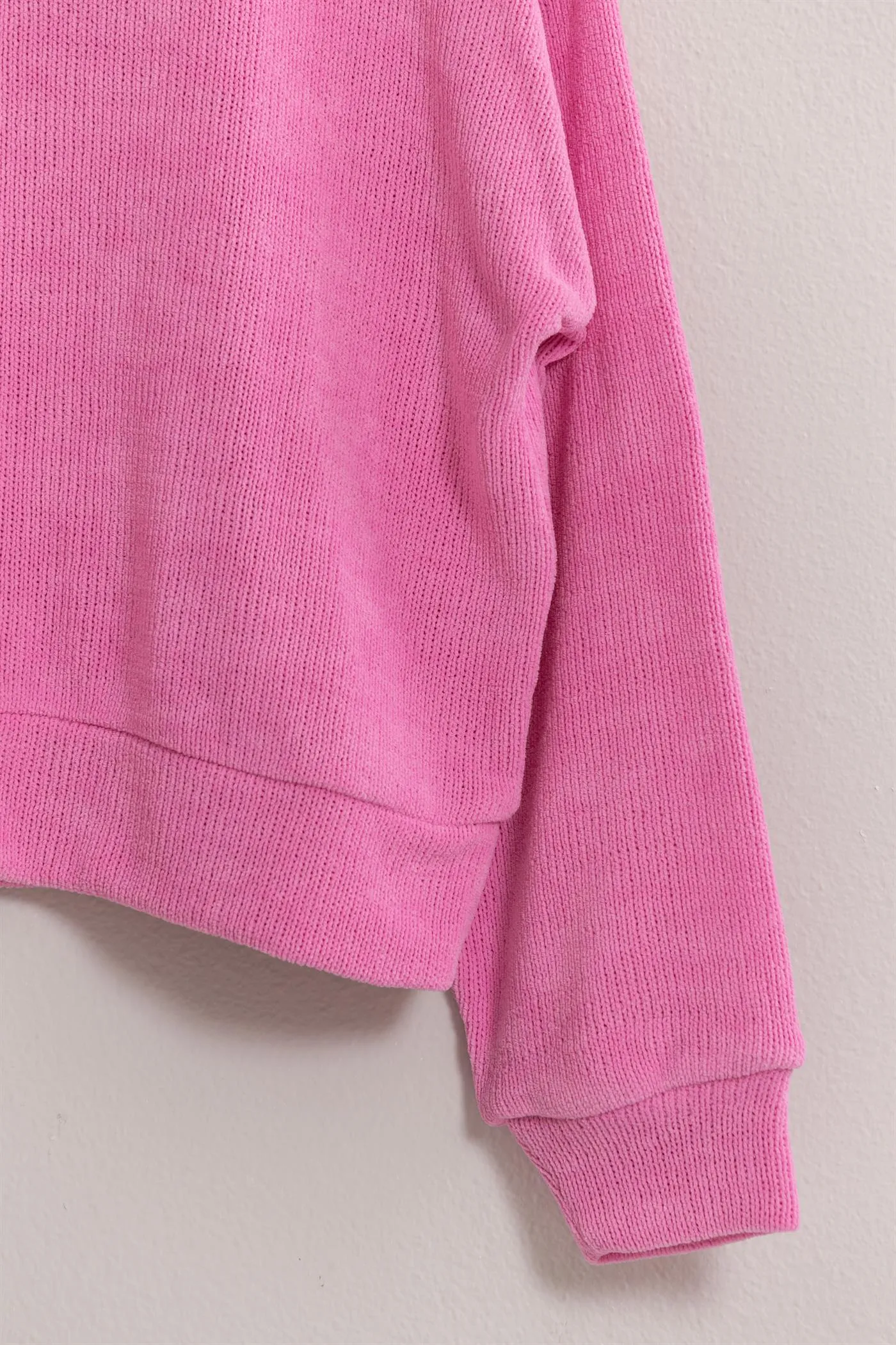 DZ24E498-Crew Neck Soft Sweatshirt