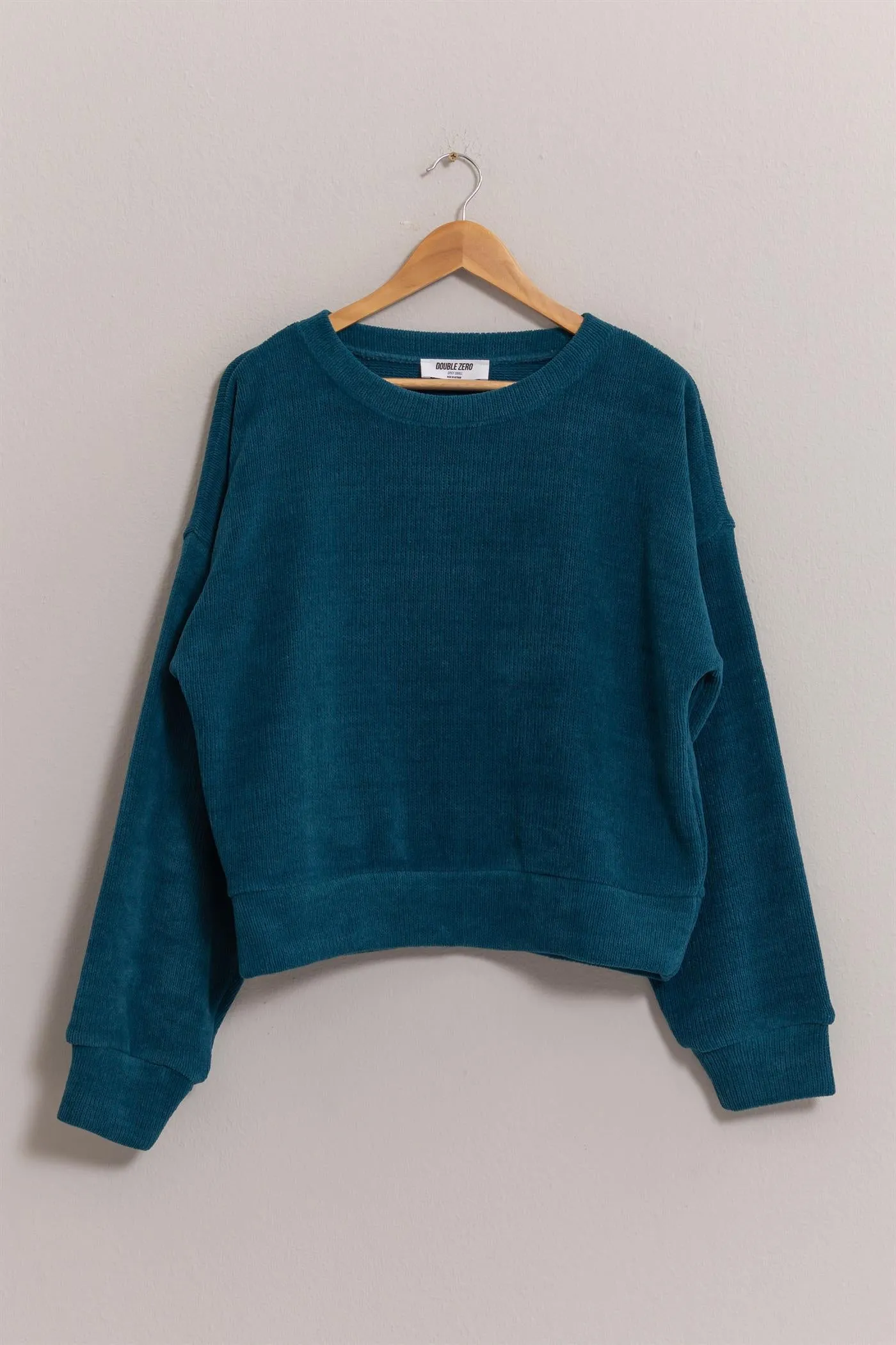 DZ24E498-Crew Neck Soft Sweatshirt