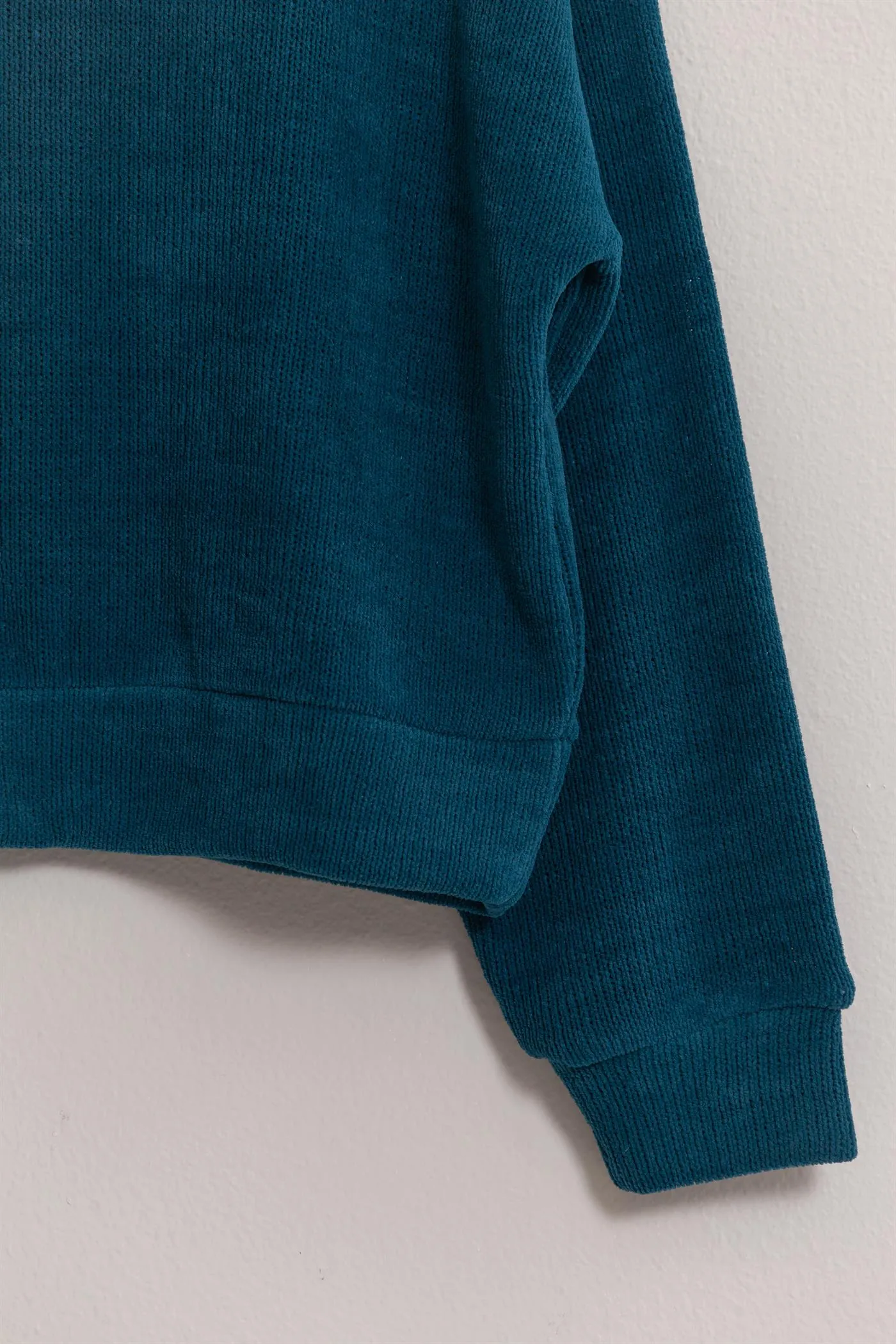 DZ24E498-Crew Neck Soft Sweatshirt