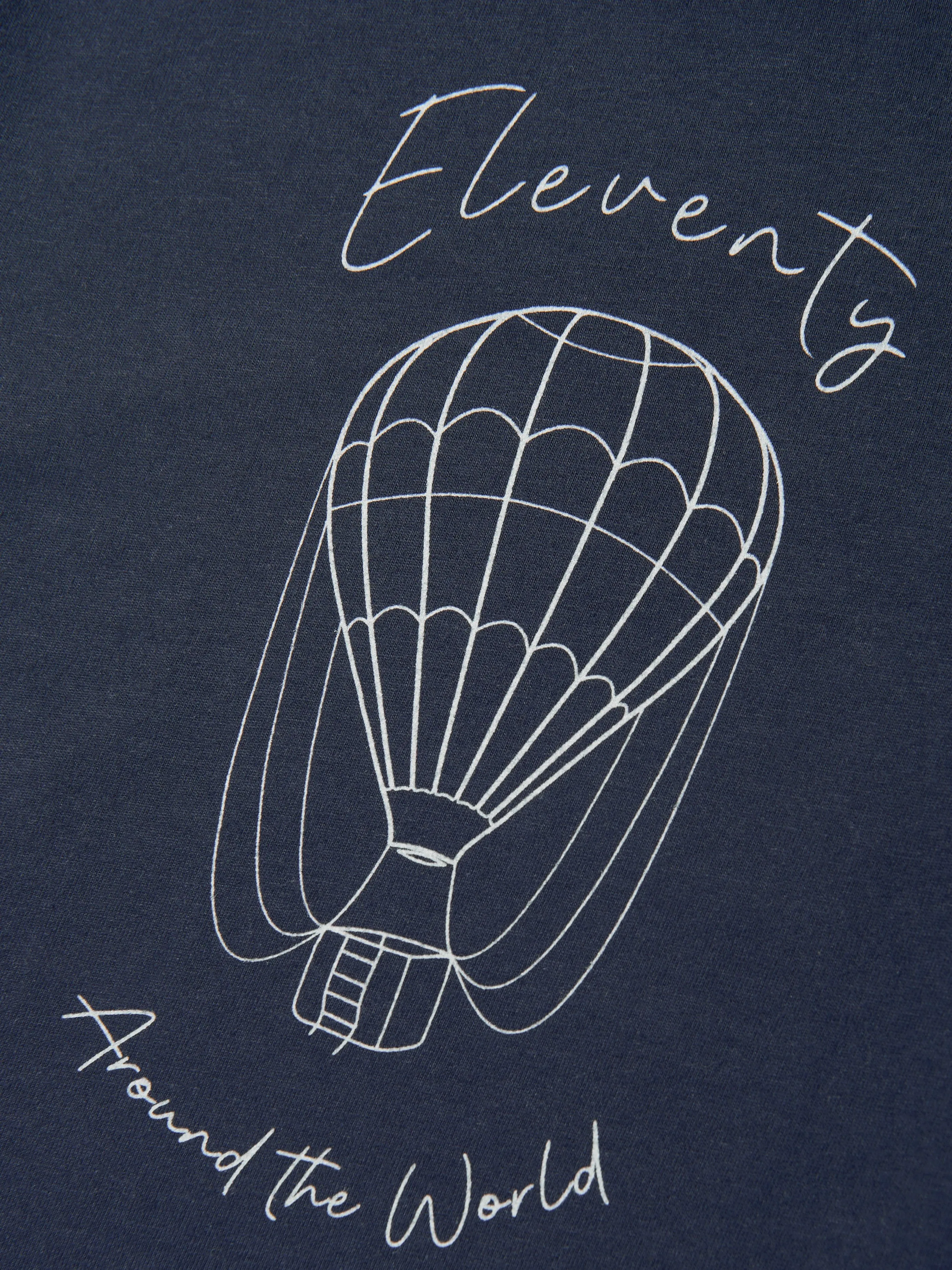 Eleventy Boys Long Sleeve T-Shirt in Navy