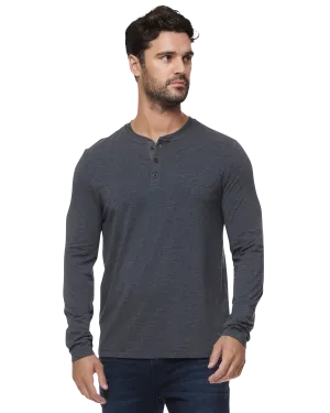 ESSENTIAL STRETCH COMFORT LS HENLEY