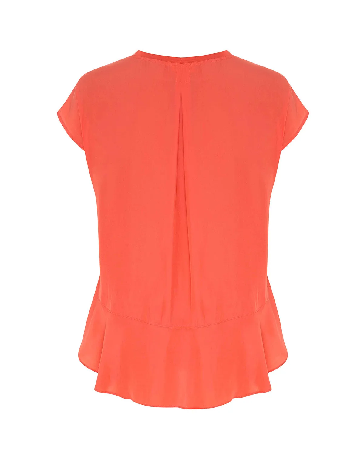 Frill Bell Tank- Coral