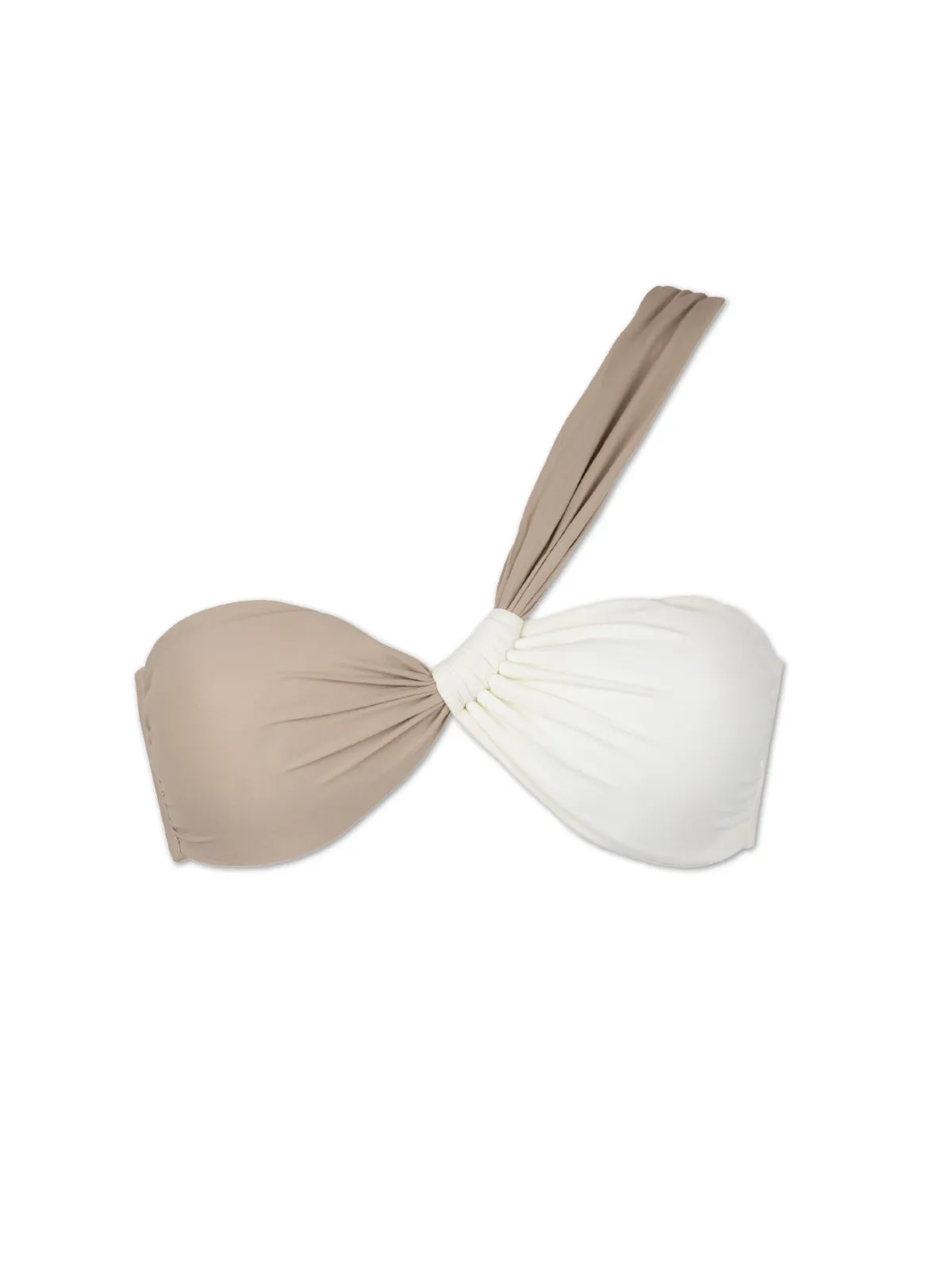 GAIA BIKINI TOP - Ivory / Sand