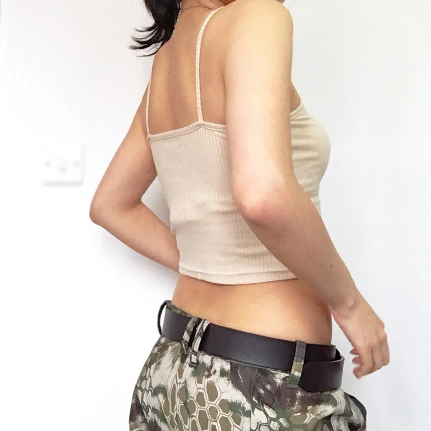 GIRAFFE CROP CAMI VEST TOP