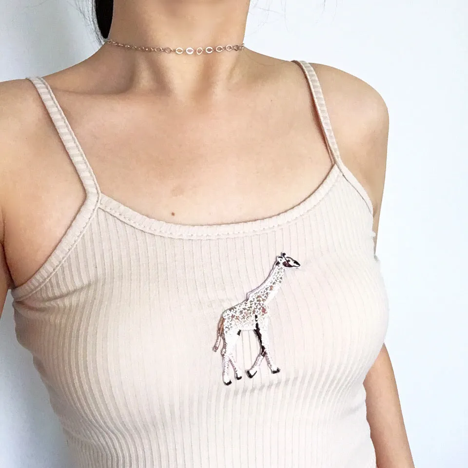 GIRAFFE CROP CAMI VEST TOP