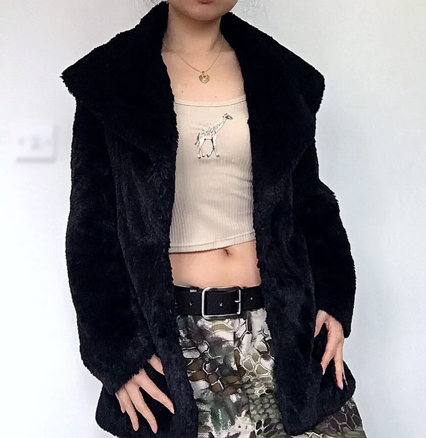 GIRAFFE CROP CAMI VEST TOP