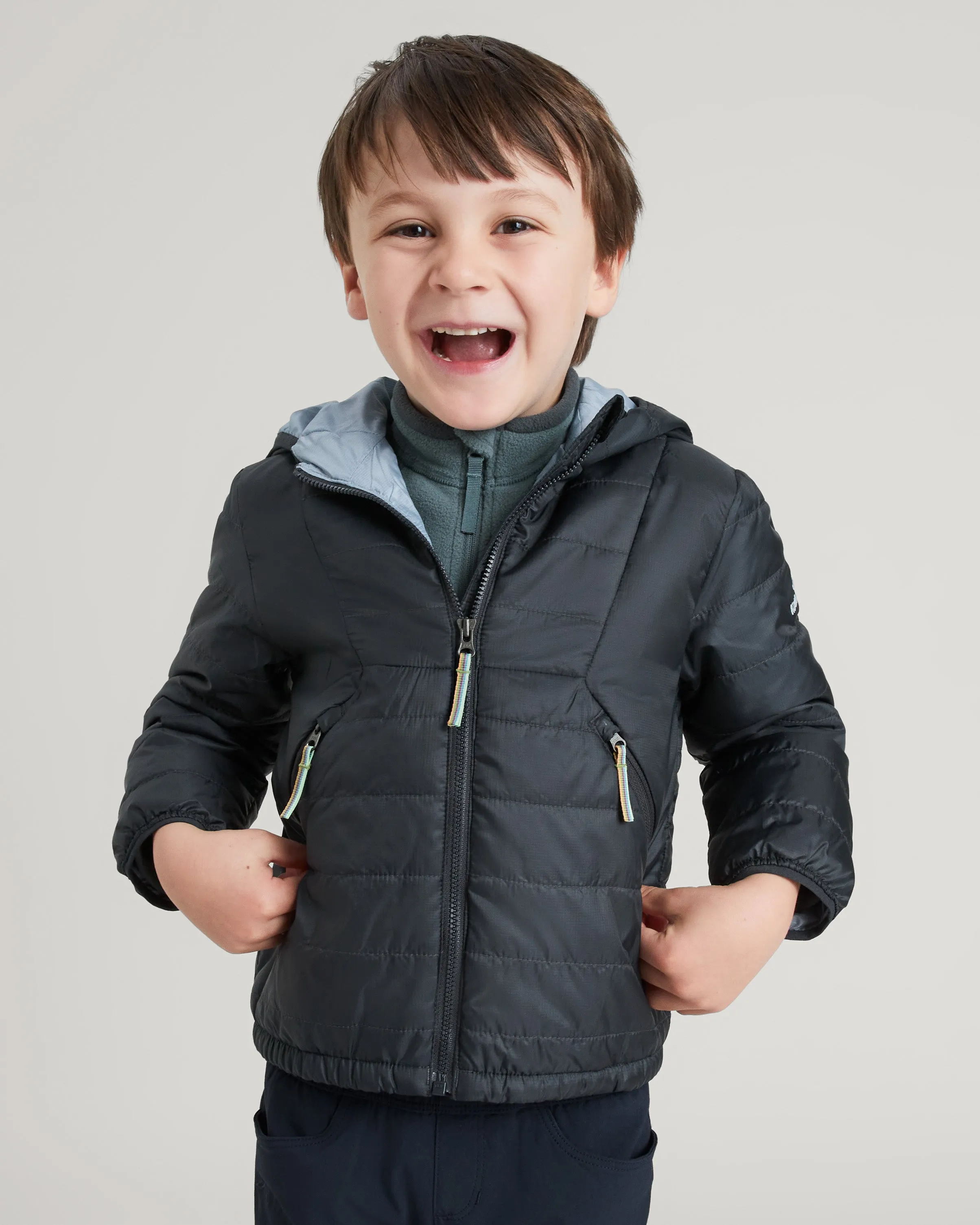 Heli R Kids' Unisex novaLOFT Hooded Jacket - Meteor
