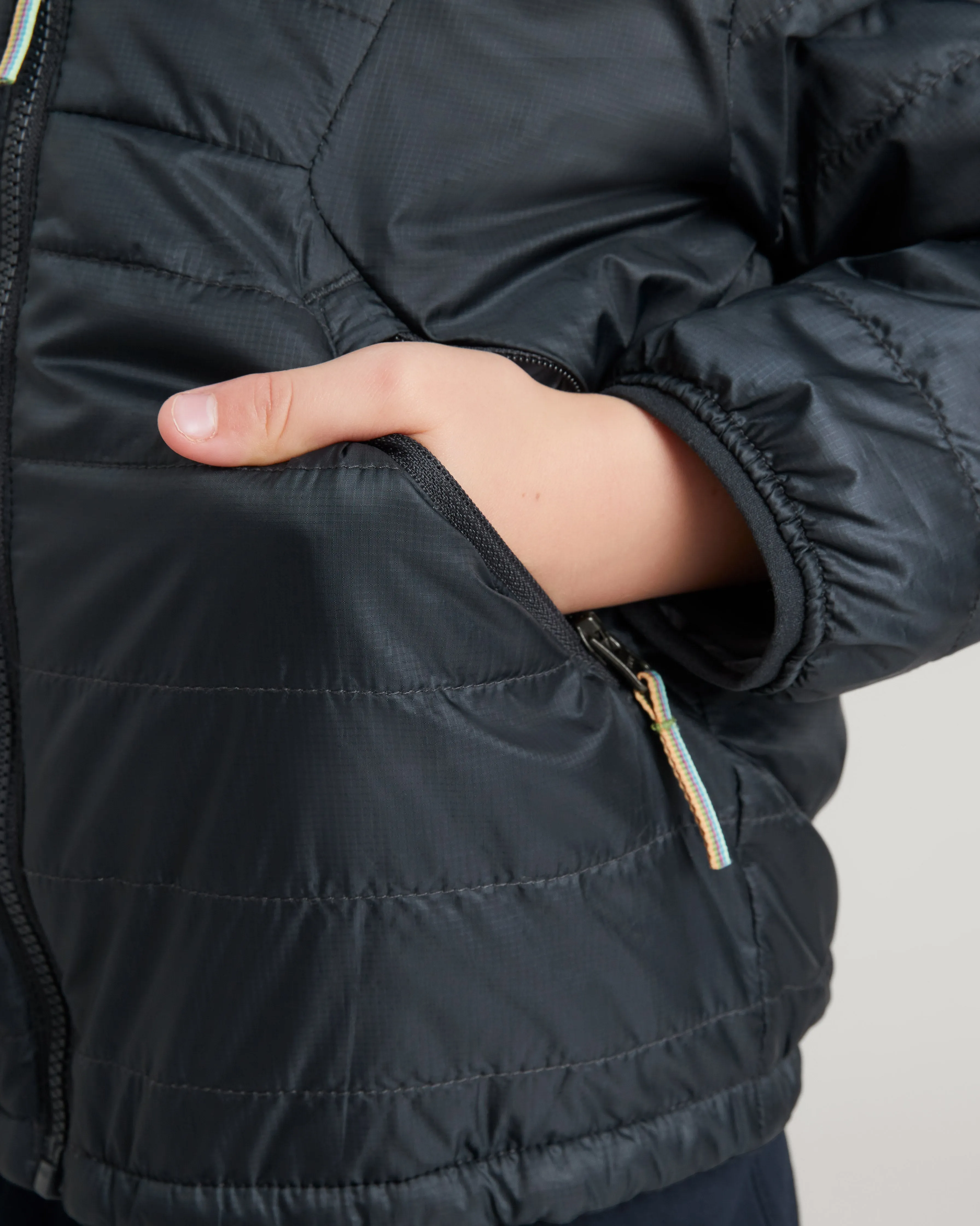 Heli R Kids' Unisex novaLOFT Hooded Jacket - Meteor