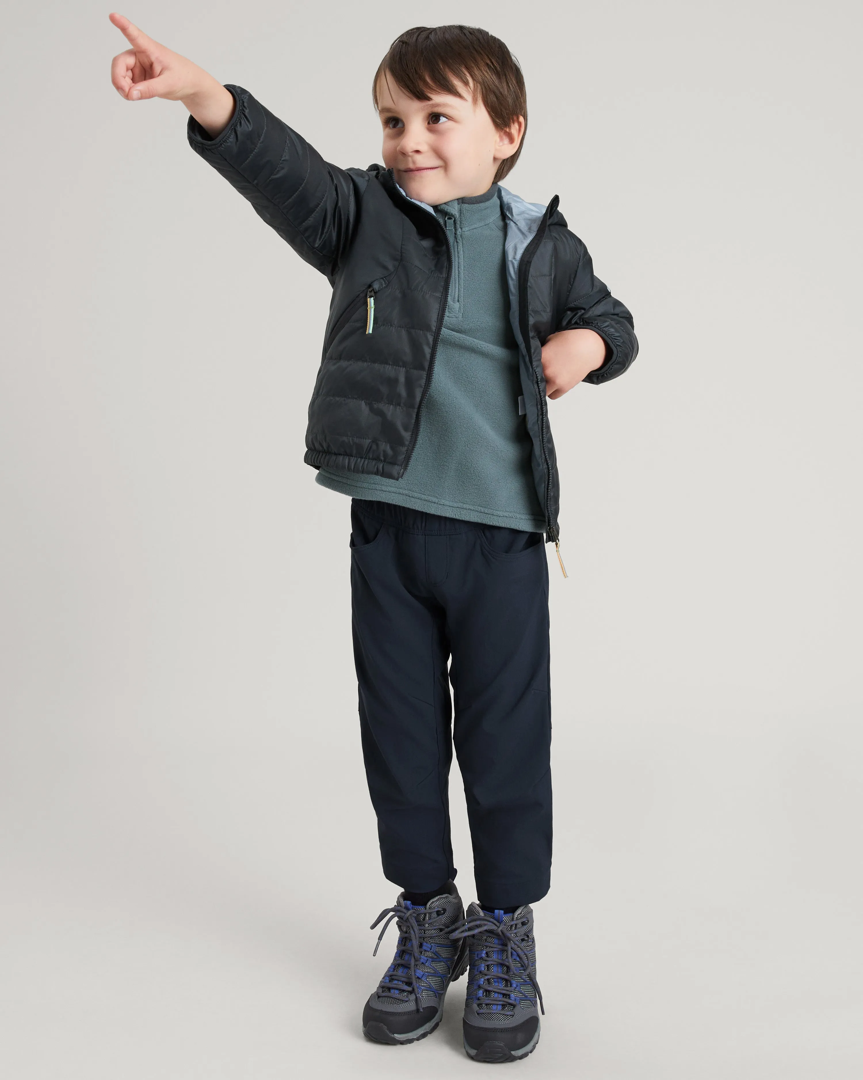 Heli R Kids' Unisex novaLOFT Hooded Jacket - Meteor