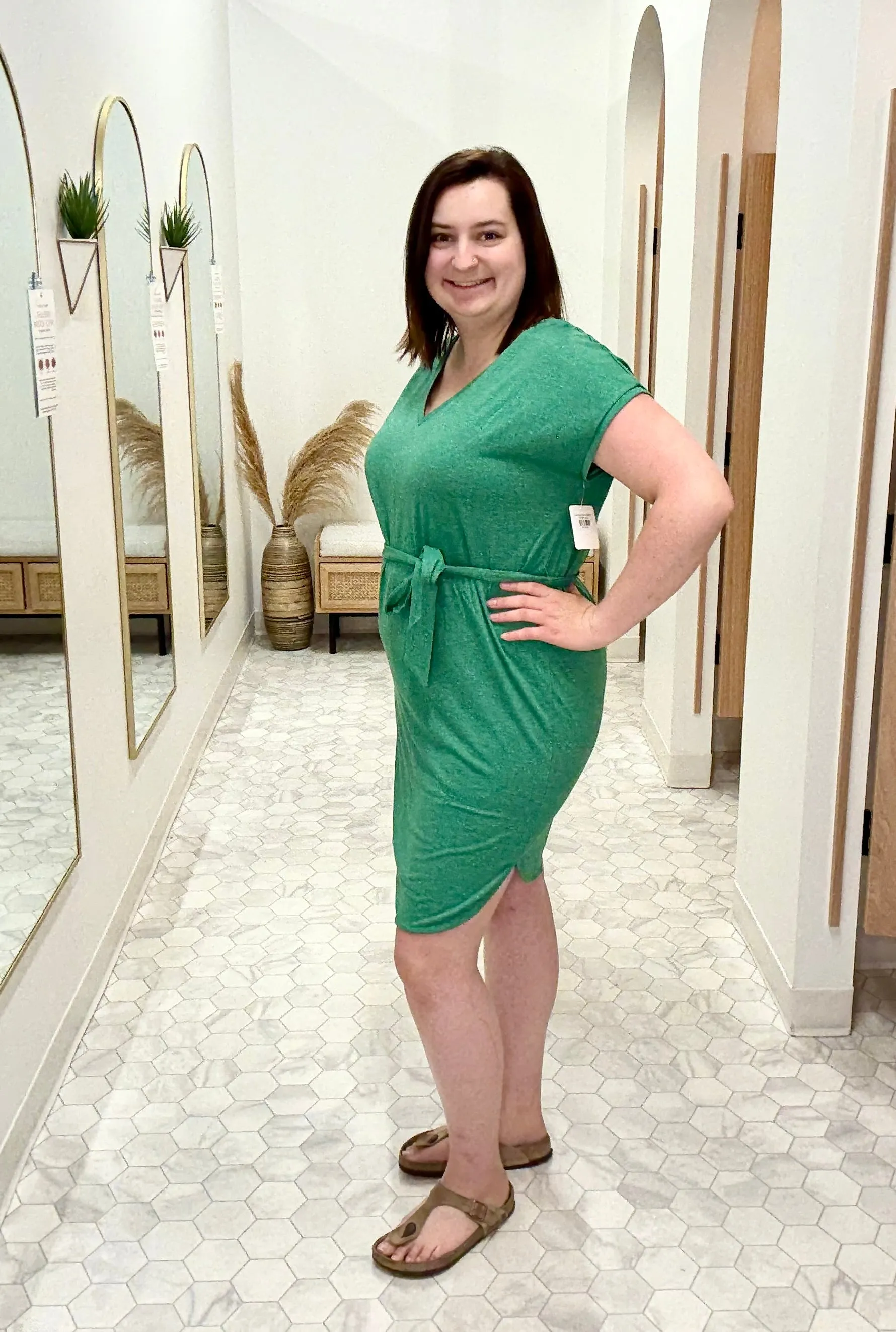 ICHI Rebel Dress || Kelly Green