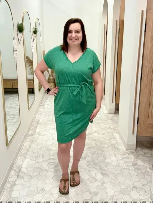 ICHI Rebel Dress || Kelly Green