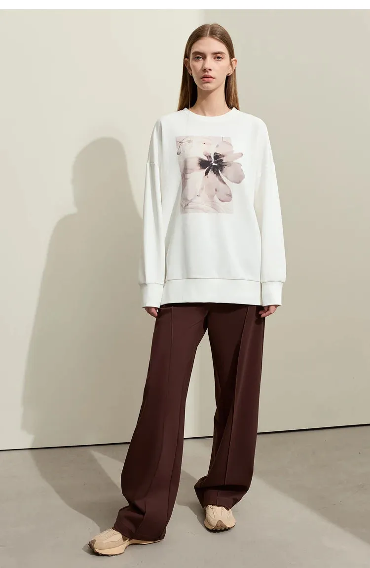 Loose Mid-length Women's Streetwear Tops