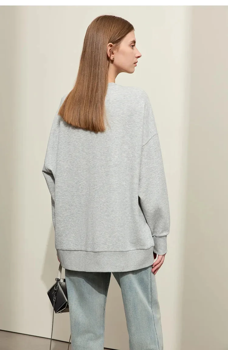 Loose Mid-length Women's Streetwear Tops