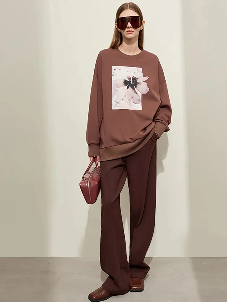 Loose Mid-length Women's Streetwear Tops