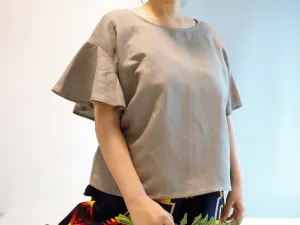 <T32LO> SOFT LINEN Top
