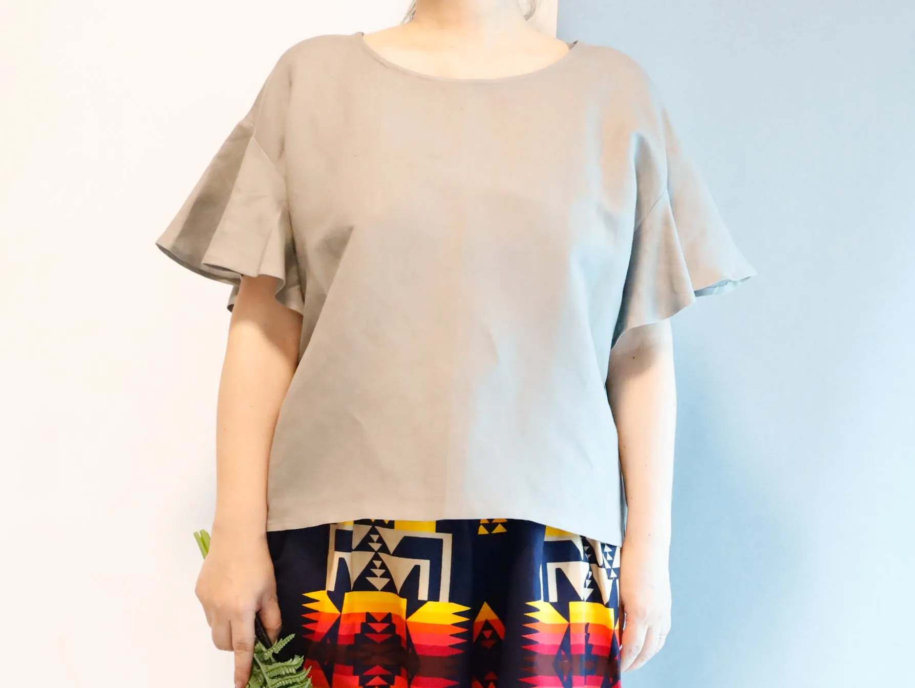 <T32LO> SOFT LINEN Top