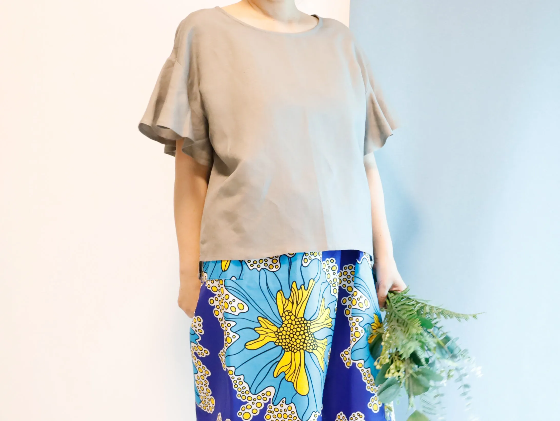 <T32LO> SOFT LINEN Top