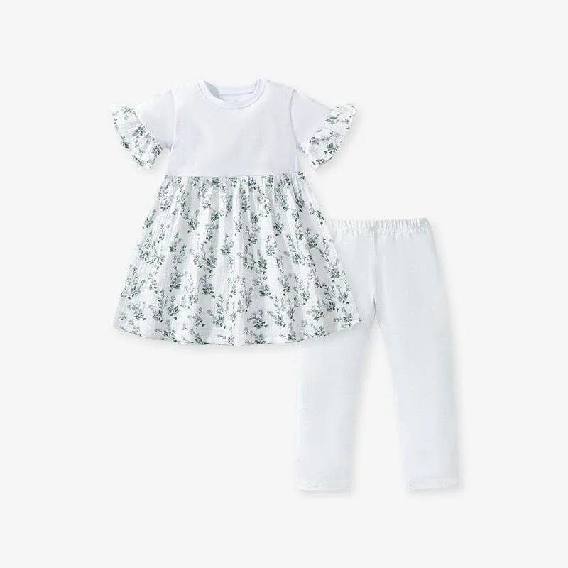 Lynn Floral Dress Leggings Set