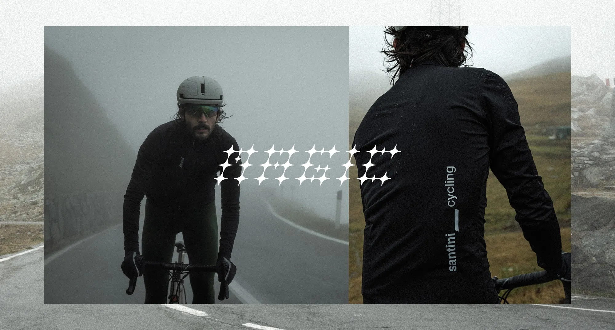 MAGIC - PACKABLE WATERPROOF JACKET  BLACK - by Santini