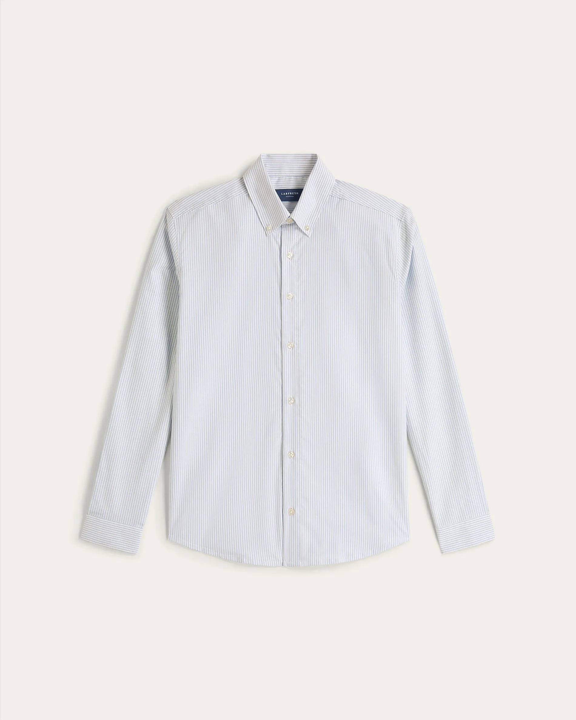 Oxford Shirt White / Blue Stripe