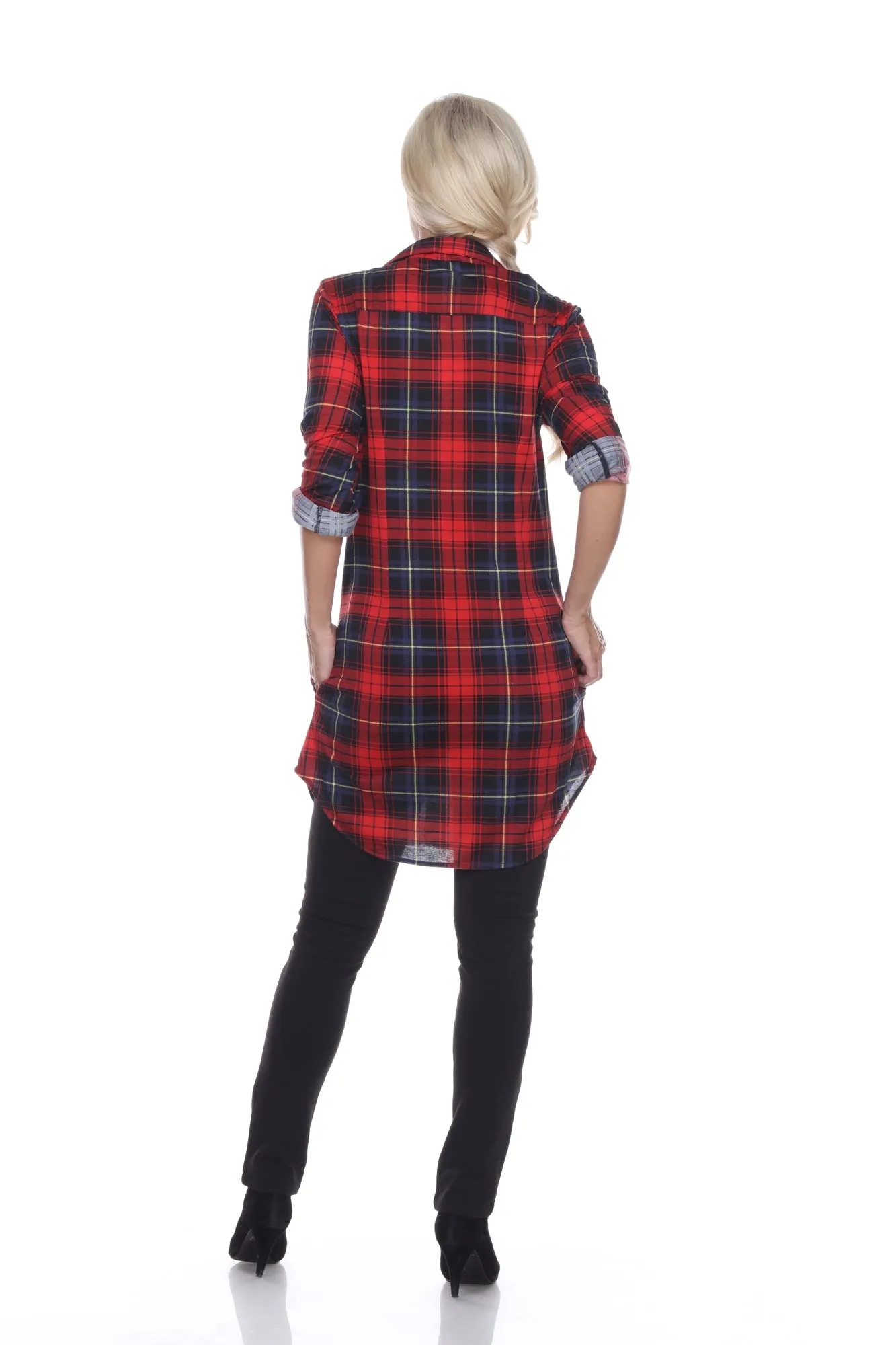 Piper Stretchy Plaid Tunic