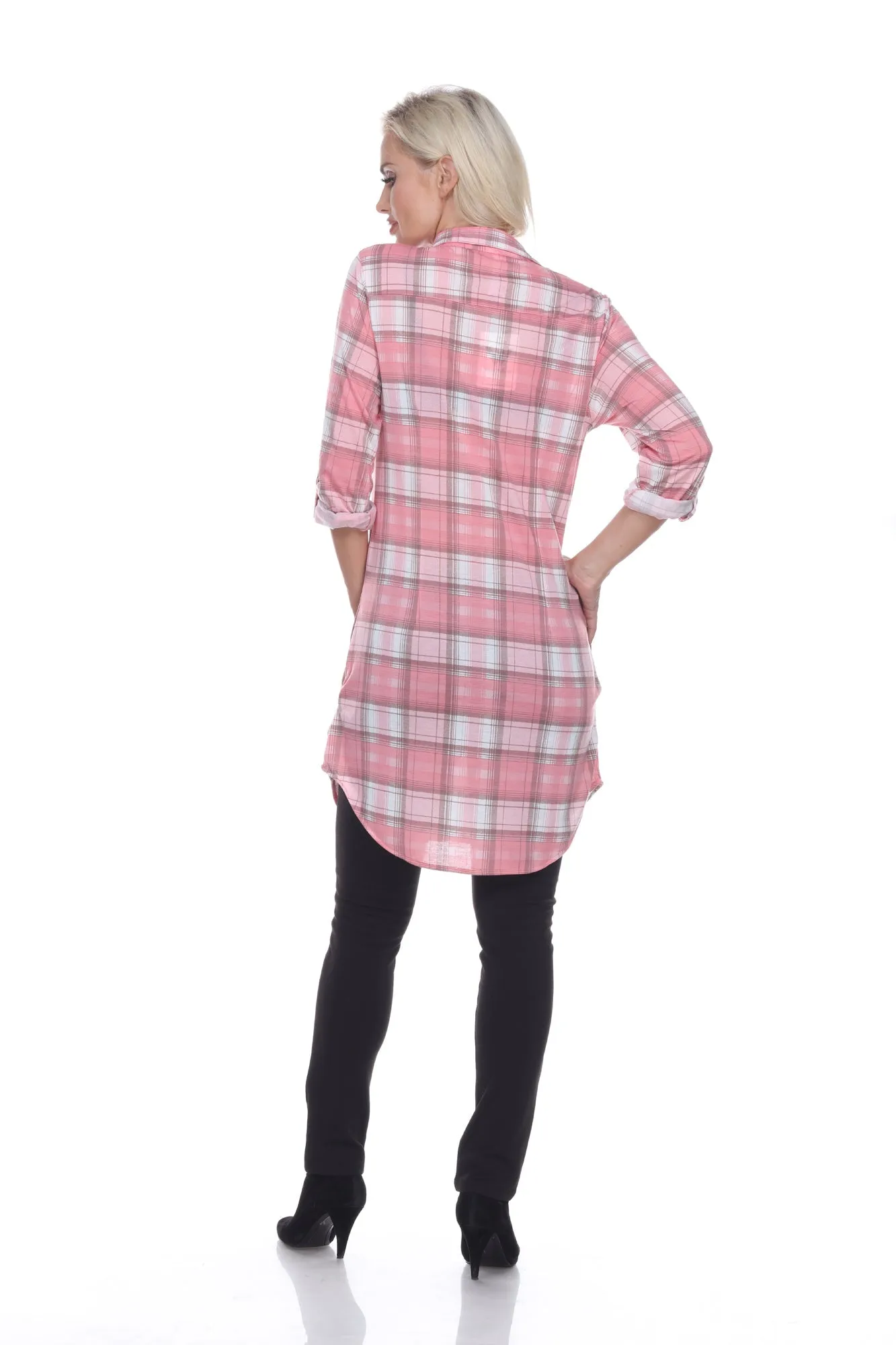 Piper Stretchy Plaid Tunic